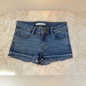 Zara Light Blue Denim Shorts